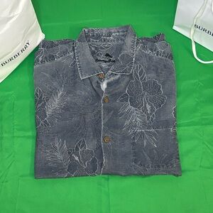 Tommy Bahama Blue Floral Men's Shirt Jacket